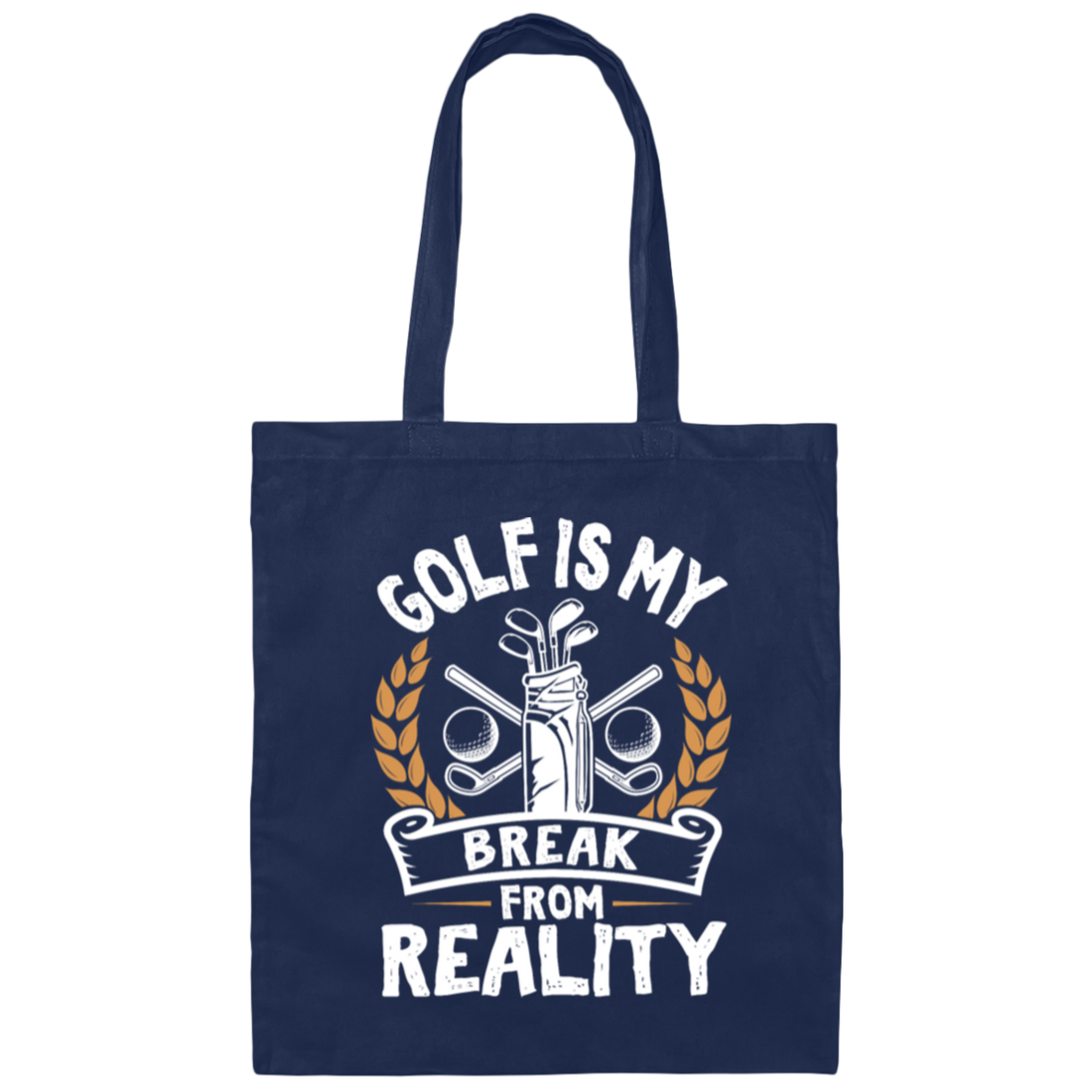 Cool Funny Hilarious Golf Golfing Memes Jokes Puns Canvas Tote Bag