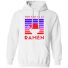 Love Ramen Noodle Abstract, Retro Feeling Hungry, Ramen Lover Pullover Hoodie