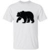 Bear Silhouette, Friendly Bear, Animal Silhouette Unisex T-Shirt