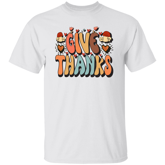 Give Thanks, Thanksgiving's Day, Thankful Design Unisex T-Shirt