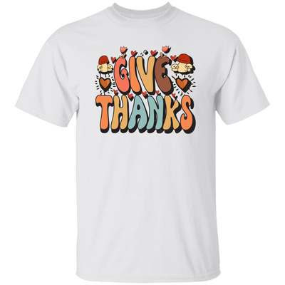 Give Thanks, Thanksgiving's Day, Thankful Design Unisex T-Shirt