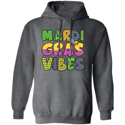 Mardi Gras Vibes, Mardi Gras Festival, Mardi Gras Day Pullover Hoodie