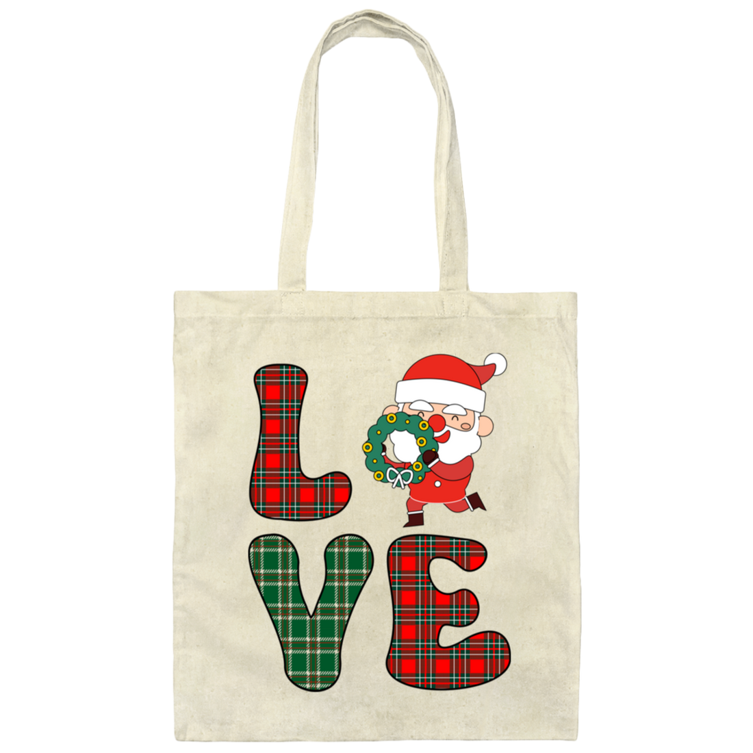 Merry Christmas, Caro Christmas, My Cuute Santa Canvas Tote Bag