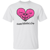 Love Life, Happy Valentine's Day, Skull In Heart Shape, Valentine's Day, Trendy Valentine Unisex T-Shirt