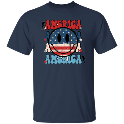 America, American Smiley, Smile Icon, America Smile Unisex T-Shirt