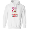 Cute Santa, Pinky Santa, Glance Santa Claus, Santa Face, Merry Christmas, Trendy Christmas Pullover Hoodie