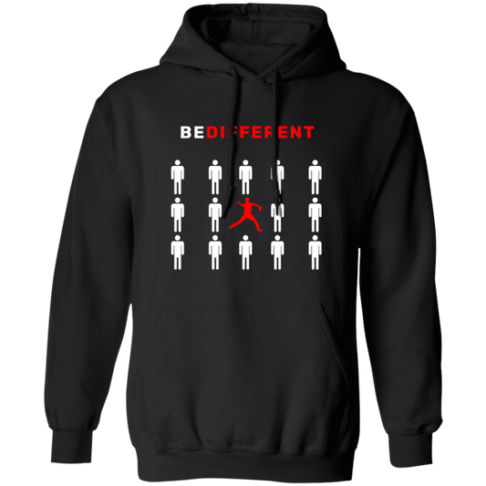 Baseball Lover, Be Different, Baseball Pitcher, Different Gift, Love Different Pullover Hoodie