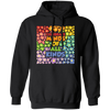 Groovy Flowers, Celebrate Minds Of All Kinds Pullover Hoodie