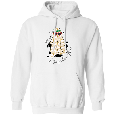 It's Me, Hi, I Am The Problem, It's Me, Hawaii Ghost Pullover Hoodie