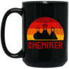 Chemistry Best Gift, Chemistry Science, Chemiker Gift, Retro Chemistry Black Mug