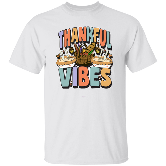 Thankful Vibes, Thanksgiving Day, Fall Vibes, Autumn Unisex T-Shirt