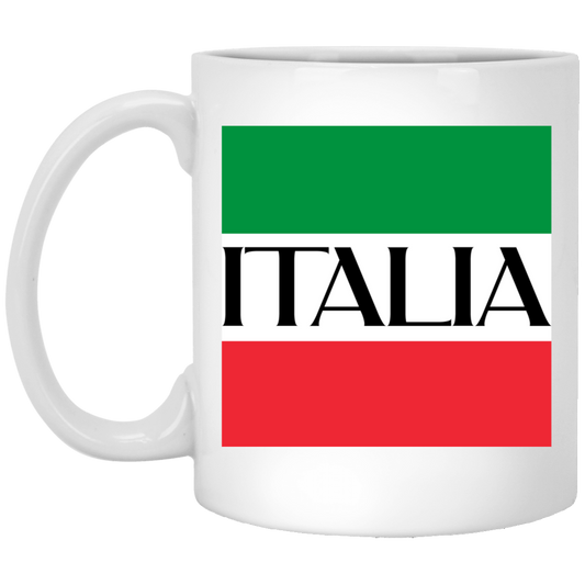 Italian Pride, Italia Flag, Italia Trip, Italy Souvenir White Mug