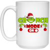 Grinch Mode On, Best Grinch, Christmas Season, Grinchmas, Trendy Halloween White Mug