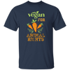 Love Carrot, Carrot Lover Gift, Vegan For Animal Right Unisex T-Shirt