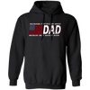 DAD Worlds, Best Daddy Ever, Husband Gift, Husband Protector Hero Pullover Hoodie