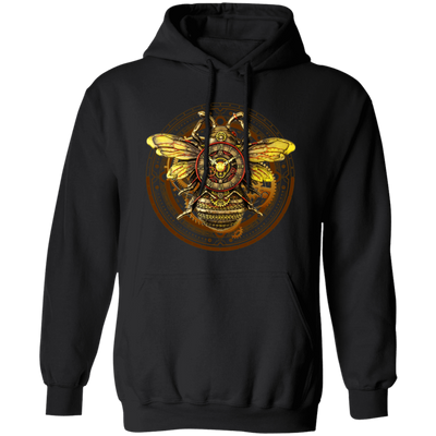 Bee Steampunk, Wall Clock, Love Bee, Bee Clock, Best Clock Gift Pullover Hoodie