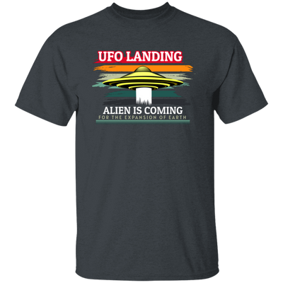 UFO Landing For The Expansion Of Earth, Retro UFO Unisex T-Shirt