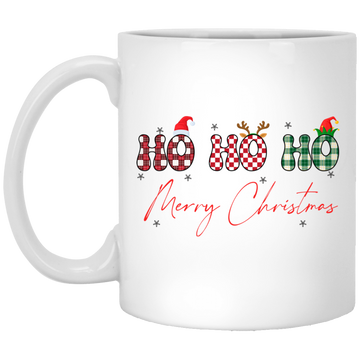 Ho Ho Ho, Merry Christmas, My Retro Christmas White Mug
