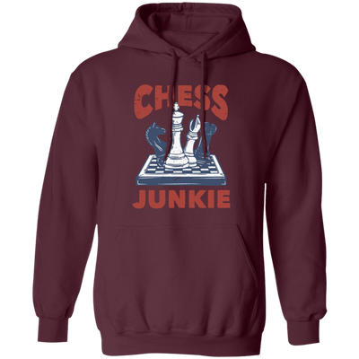 Chess Junkie, Chess, Chess Player, Chess Sport Pullover Hoodie