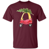 Baby Car Watercolor, Car Bring Xmas Tree, Cute Xmas Car, Merry Christmas, Trendy Chrismas Unisex T-Shirt