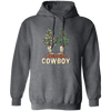 Christmas Tree, Christmas Cowboy, Cowboy, Merry Christmas Pullover Hoodie