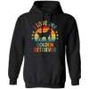 I Love My Golden Retriever, Retro Golden, Golden Silhouette Pullover Hoodie