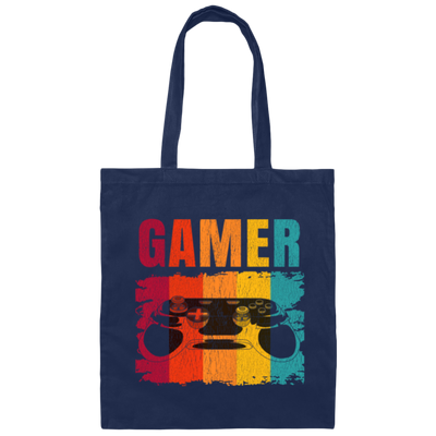 Gamer Nerd Geek Pro, Retro Gamer  Gift Canvas Tote Bag