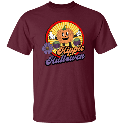 Hippie Halloween, Groovy Halloween, Groovy Pumkpin Unisex T-Shirt