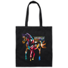 My Horse Breed Is An Arabian Horse, Love Horses, Colorful Horse Love Canvas Tote Bag