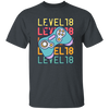 Gamer, Level 18 Up, 18th Birthday, Play Station, Game Player Unisex T-Shirt