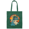 Japanese Style Traditional Japanese Art Abtract Building Canvas Tote Bag