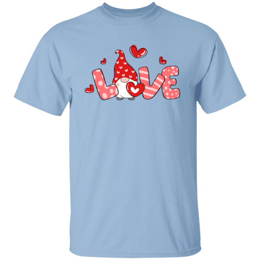 Love Gnome, Love You, Valentine Gnome, Cute Love, Valentine's Day, Trendy Valentine Unisex T-Shirt