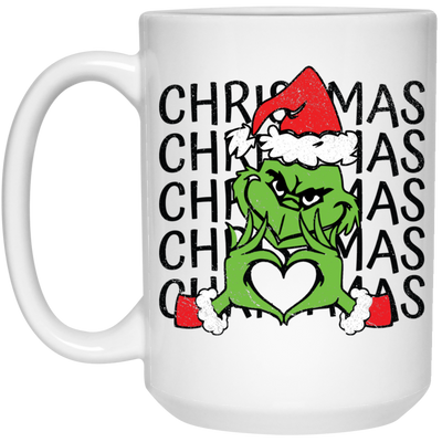 Grinchmas, Grinch Christmas, Green Grinch, Merry Christmas, Trendy Christmas White Mug