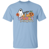 Spooky Season, Groovy Halloween, Boo And Bat Unisex T-Shirt