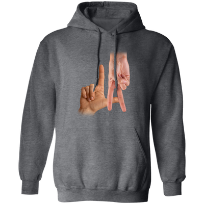 LA Sign, Hand Sign, Los Angeles Hand Sign, Love American Pullover Hoodie