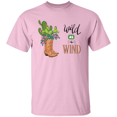 Wild As A Wind, Cowboy Template, Cactus Cowboy Unisex T-Shirt