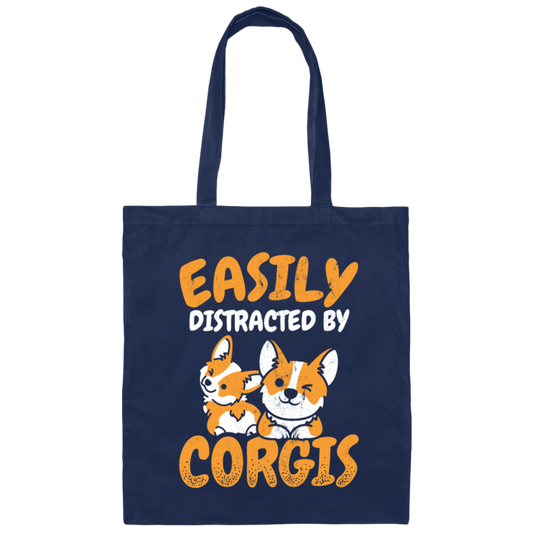 Owner Cute Corg, Dog Corgi Funny Gift Canvas Tote Bag