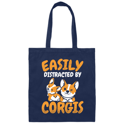 Owner Cute Corg, Dog Corgi Funny Gift Canvas Tote Bag