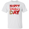 Happy Valentine's Day, Cute Valentine, Leopard Pattern, Valentine's Day, Trendy Valentine Unisex T-Shirt