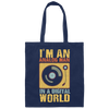 I Am An Analog Man, In A Digital World, Best Digital, Love Digital World Canvas Tote Bag