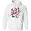 Merry Xmas, Trendy Snowman, Pinky Snowman, Pink Christmas, Merry Christmas, Trendy Christmas Pullover Hoodie