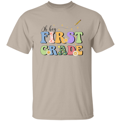 Oh Hey First Grade, Groovy First Grade, Back To School Unisex T-Shirt