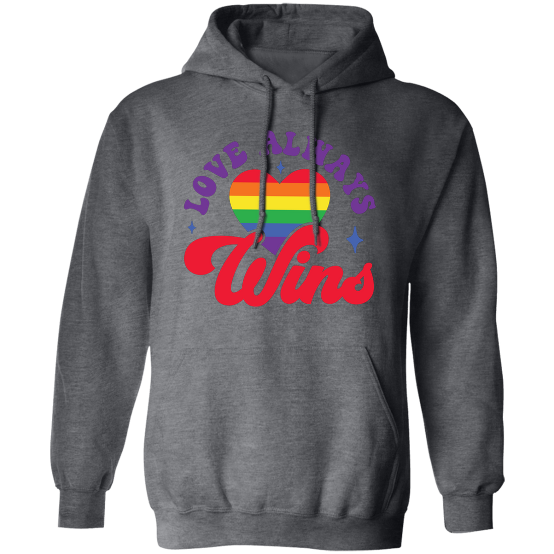 Love Always Wins, LGBT Gift, Pride's Day, Respect LGBT Pullover Hoodie