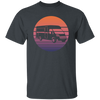 Camping Vintage, Sun Camper Gift, Campground Vacation, Like To Camp In Nature Unisex T-Shirt