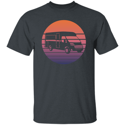 Camping Vintage, Sun Camper Gift, Campground Vacation, Like To Camp In Nature Unisex T-Shirt