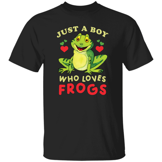 Just A Boy Who Love Frogs, I Love Frog, Funny Frog Unisex T-Shirt