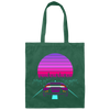 Auto 80s Gift Design Titled Retro Wave Sport Canvas Tote Bag