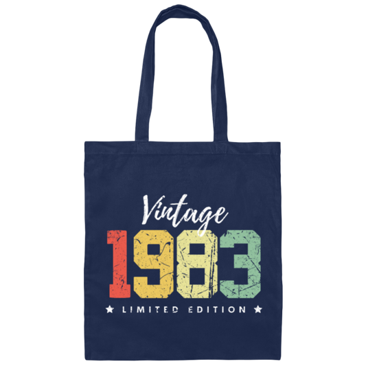 Birthday GIft For 1983, Limited Edition Gift, 1983 Lover Canvas Tote Bag