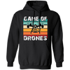 Game Of Drones, Retro Drone, Remote Helicopter Pullover Hoodie