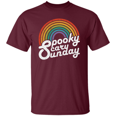 Spooky, Scary, Sunday, Rainbow Spooky, Retro Scary Sunday Unisex T-Shirt